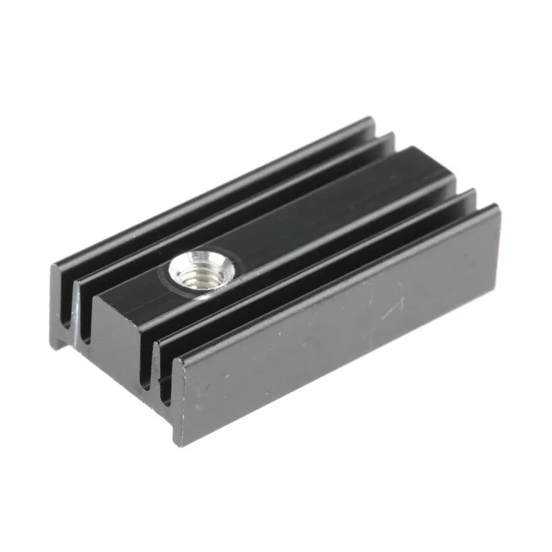 Fischer Elektronik Heatsink for WUDQVLVWRUV TO-220 Package, Aluminium Black Anodised, 36°C/W Thermal SK95-25-SA-220