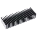Fischer Elektronik Aluminium Heatsink for Solid State Relays 27 mm x 50 mm x 150 mm Black Anodised SK58-50-SA
