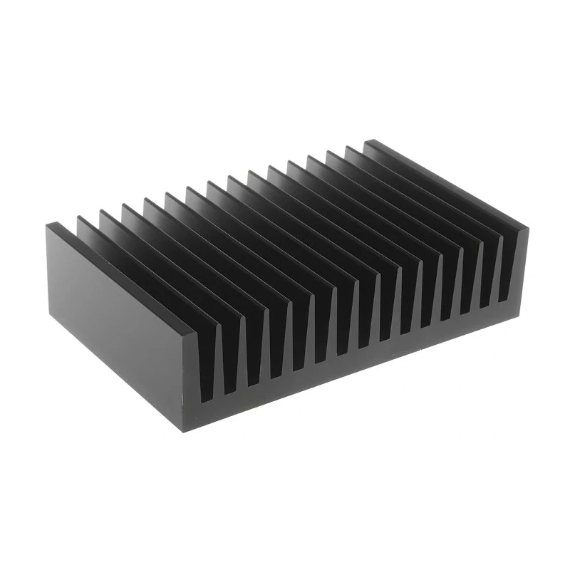 Fischer Elektronik Heatsink, Universal Rectangular Aluminium, 0.9K/W Thermal Resistance, 40 mm Height, 100 mm SK85-100-SA