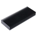Fischer Elektronik Universal Rectangular Aluminium Heatsink, Black Anodised, 1.4°C/W Thermal Resistance, 25 mm x SK42-75-SA
