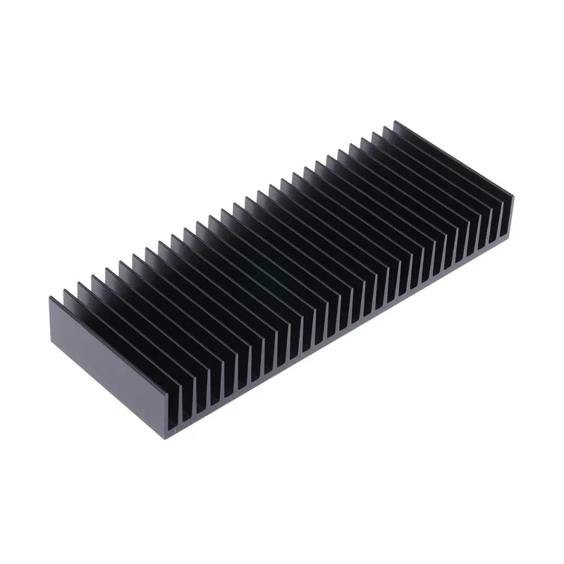 Fischer Elektronik Universal Rectangular Aluminium Heatsink, Black Anodised, 1.4°C/W Thermal Resistance, 25 mm x SK42-75-SA
