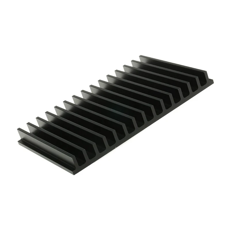 Fischer Elektronik Heatsink Universal 19 in Aluminium Clamp Fastening 1.8K/W Thermal Resistance Black Finish SK44-100-SA