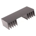 Fischer Elektronik Heatsink for PCBs, 2.7K/W Thermal Resistance, Black Anodised, 25 mm Height x 37.5 mm Length SK04-37,5-SA