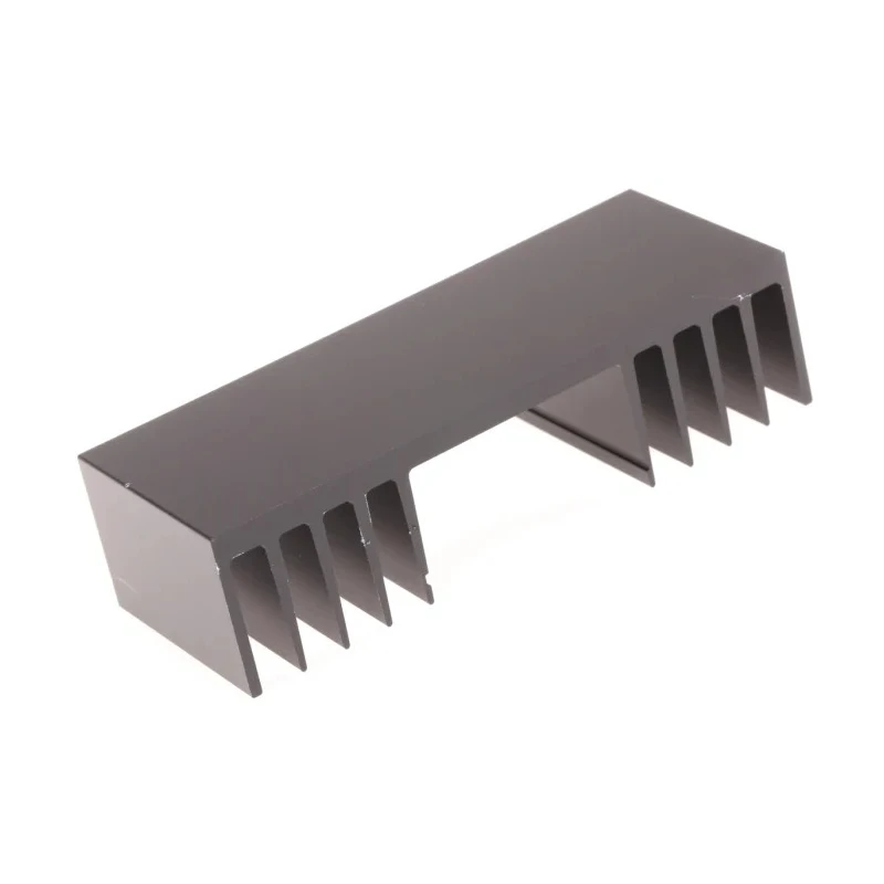 Fischer Elektronik Heatsink for PCBs, 2.7K/W Thermal Resistance, Black Anodised, 25 mm Height x 37.5 mm Length SK04-37,5-SA