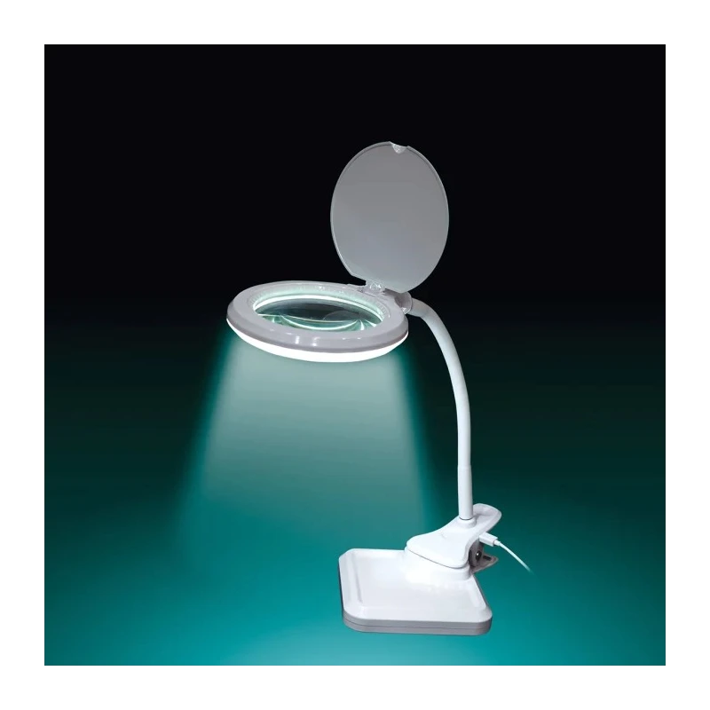 RS PRO LED Magnifying Lamp with LED Lamp 3dpt 100 mm Lens Diameter 2.5W LED Light 5V DC 189-9349