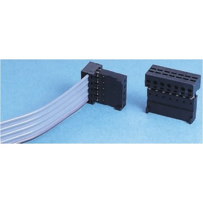 Wurth Elektronik 7-Way IDC Connector Female for Cable, 1 Row, 3A Current, 2.54mm Pitch, 500V AC, Right Angle 661007152022