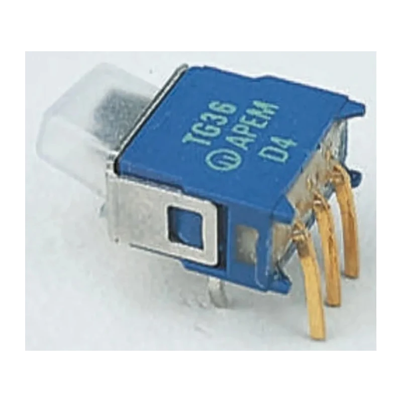 APEM PCB Slide Switch SPST On-Off-On 400mA Thermoplastic TG39W000050