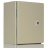 RS PRO Steel Wall Box Enclosure, IP66 Rated, 250 mm x 200 mm x 150 mm, Steel Body with Triple Lock System IP66