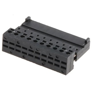 Wurth Elektronik 10-Way 1 Row IDC Connector Female for Cable, Right Angle, 500V AC, 3A, Tin Plated 661010152022