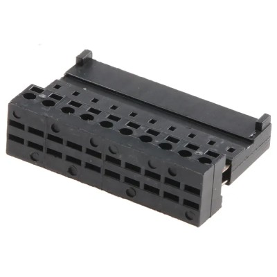 Wurth Elektronik 10-Way 1 Row IDC Connector Female for Cable, Right Angle, 500V AC, 3A, Tin Plated 661010152022