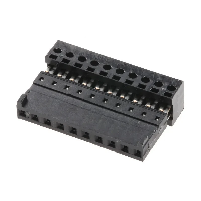 Wurth Elektronik 10-Way 1 Row IDC Connector Female for Cable, Right Angle, 500V AC, 3A, Tin Plated 661010152022