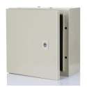 RS PRO Steel Wall Box Enclosure IP66 250 mm x 250 mm x 150 mm with Single Lock System IP66