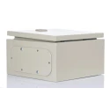 RS PRO Steel Wall Box Enclosure IP66 250 mm x 250 mm x 150 mm with Single Lock System IP66