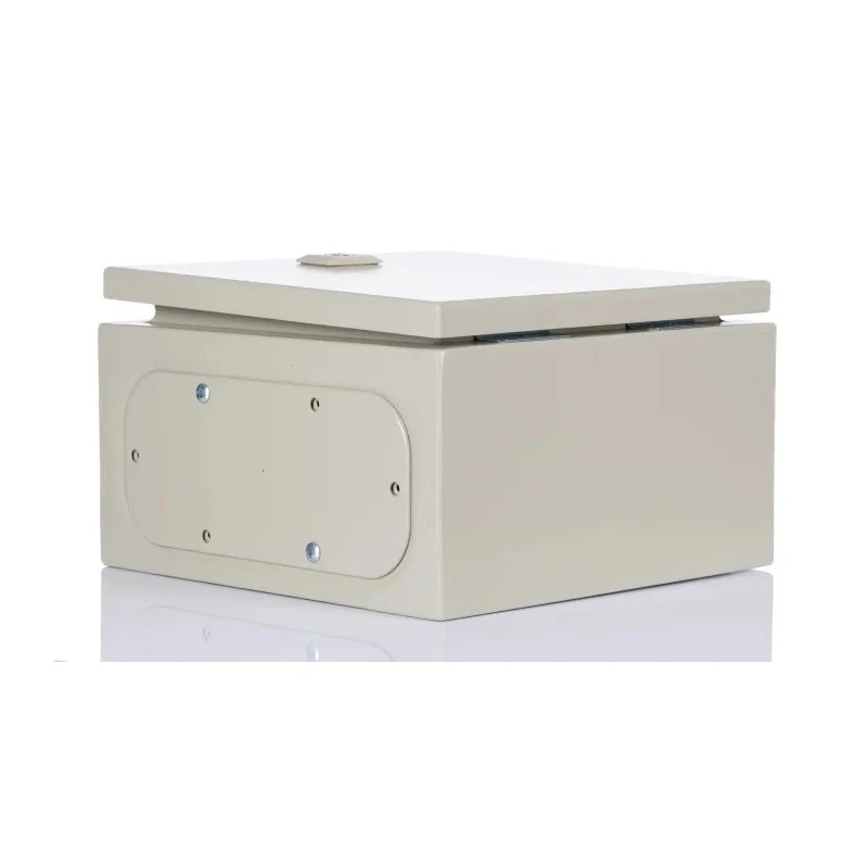 RS PRO Steel Wall Box Enclosure IP66 250 mm x 250 mm x 150 mm with Single Lock System IP66