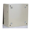 RS PRO Steel Wall Box Enclosure IP66 250 mm x 250 mm x 150 mm with Single Lock System IP66
