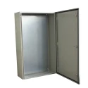 RS PRO Steel Wall Box Enclosure, Steel Body, IP66, 500 mm x 300 mm x 150 mm, Single Lock System, IK10 IP66