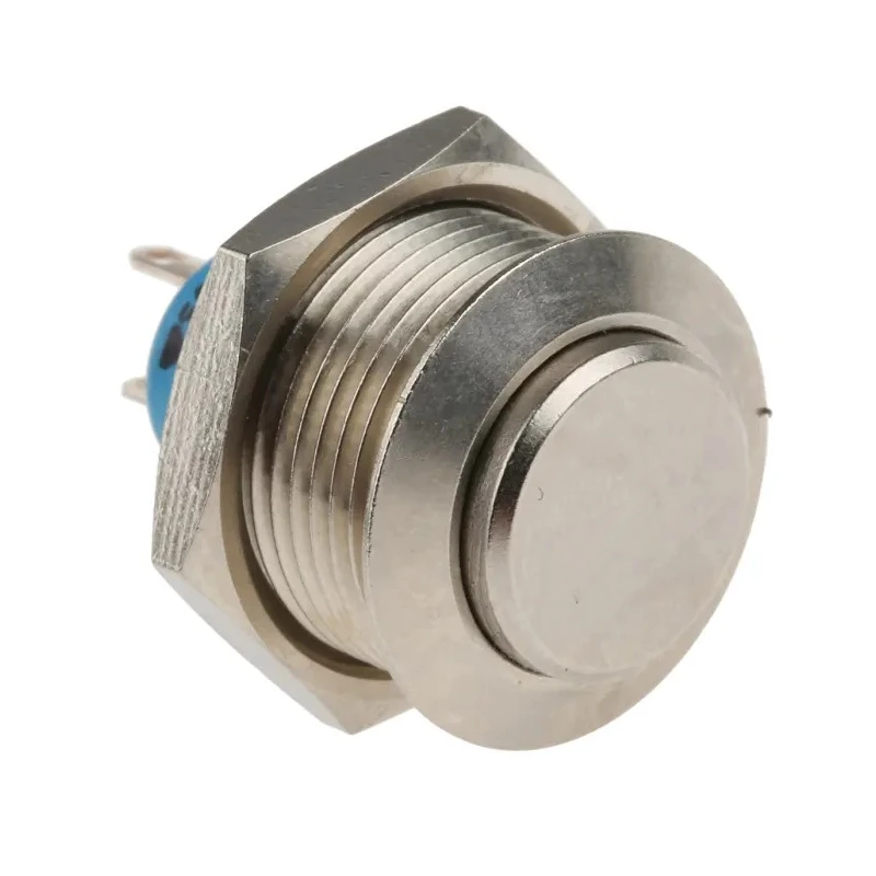 APEM Push Button Switch Momentary SPST Panel Mount 19.2 mm Cutout IP54 30 V dc 9633AX1146