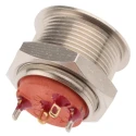 APEM AV Series Illuminated Push Button Switch Momentary Panel Mount 19.2 mm Cutout SPST Red LED IP65 IP67 IP69K AV09C7L3D2006