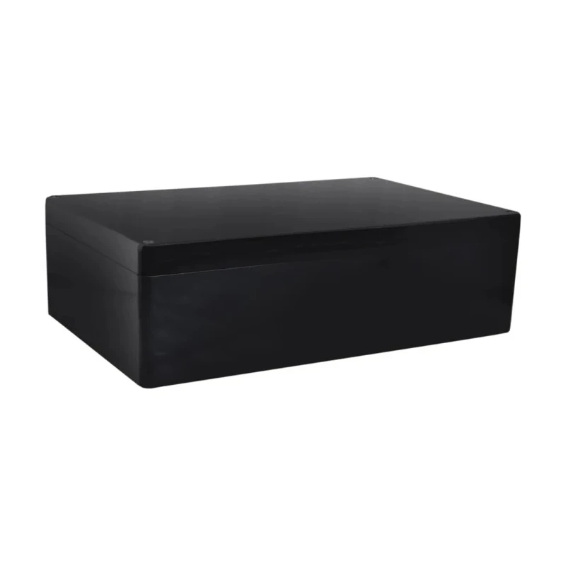 RS PRO Black Fibreglass Reinforced Polyester Enclosure, IP68, IP67, IP66, 201 mm x 400 mm x 405 mm IP68