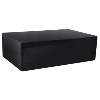 RS PRO Black Fibreglass Reinforced Polyester Enclosure IP66 Rated 121 mm x 600 mm x 250 mm IP66