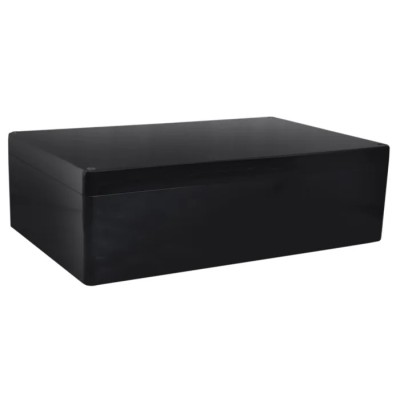 RS PRO Black Fibreglass Reinforced Polyester Enclosure IP66 Rated 121 mm x 600 mm x 250 mm IP66