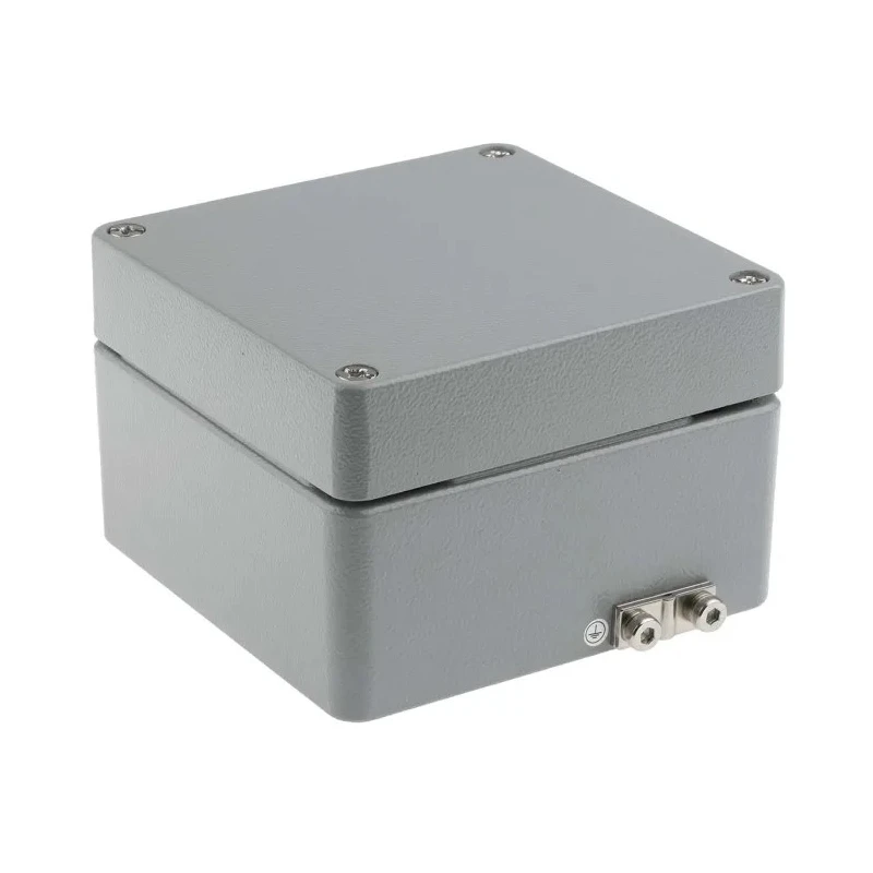 RS PRO Aluminium Enclosure, IP66 Ingress Protection, IK09 Shock Rating, 90 mm x 140 mm x 140 mm, Silicone Gasket 190-1873