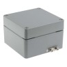 RS PRO Aluminium Enclosure, IP66 Ingress Protection, IK09 Shock Rating, 90 mm x 140 mm x 140 mm, Silicone Gasket 190-1873
