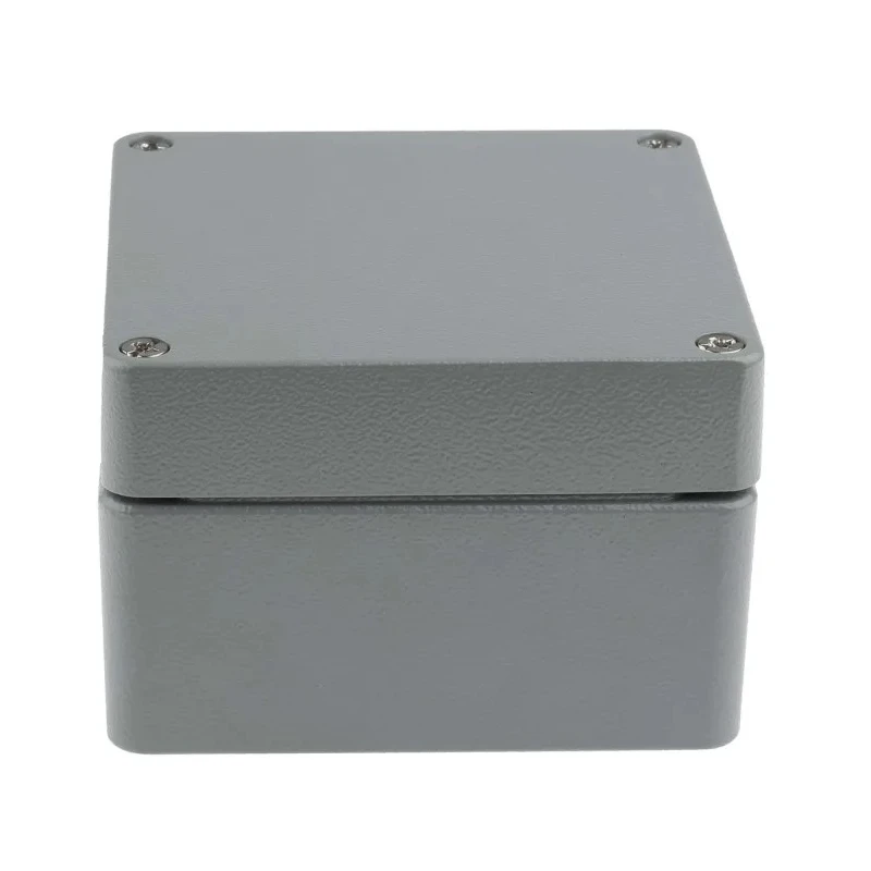 RS PRO Aluminium Enclosure, IP66 Ingress Protection, IK09 Shock Rating, 90 mm x 140 mm x 140 mm, Silicone Gasket 190-1873