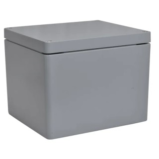 RS PRO Aluminium Enclosure, IP66 Rated, IK09 Shock Protection, 180 mm x 230 mm x 200 mm 190-1876