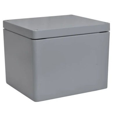 RS PRO Aluminium Enclosure, IP66 Rated, IK09 Shock Protection, 180 mm x 230 mm x 200 mm 190-1876