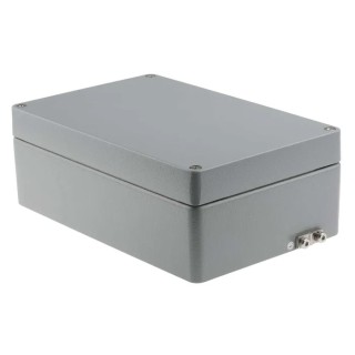 RS PRO Aluminium Enclosure IP66 IK09 100 mm x 280 mm x 180 mm 190-1877