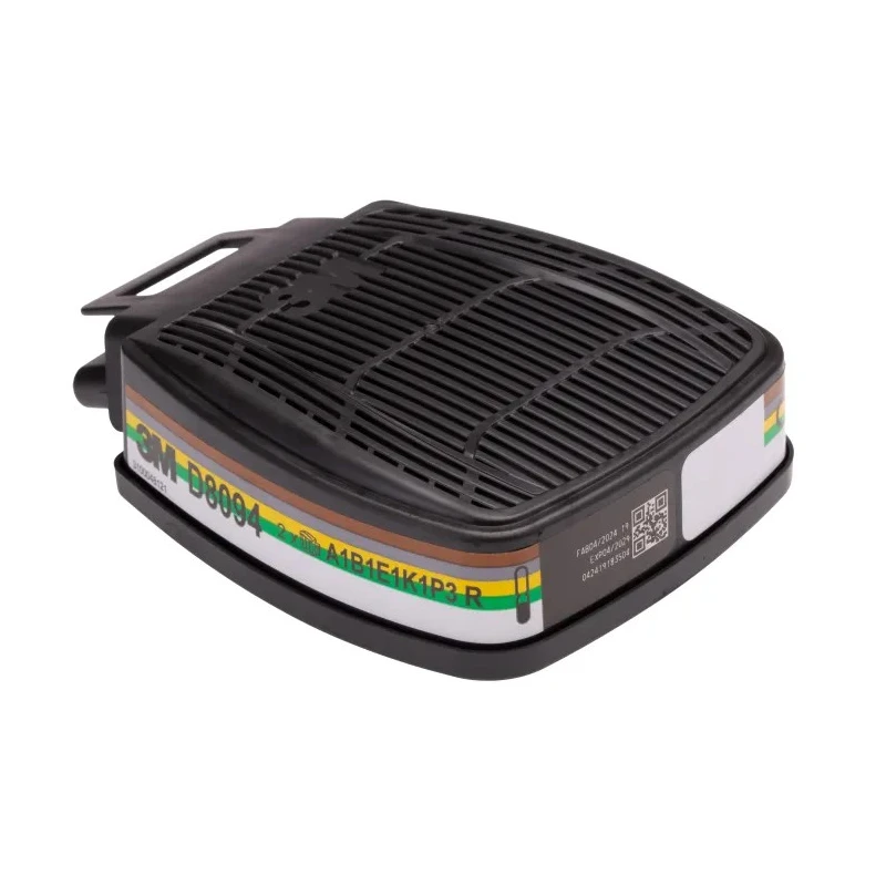 3M Dust Filter for 3M D8000 Series Respirator, Secure Click Connection, EN 143:2000 + A1:2006, EN 14387:2004 + A1:2008 D8094