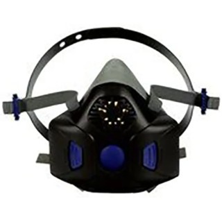 3M HF-800SD Series Half Mask Respirator Mask with Replacement Filter Included Size S HF-801SD