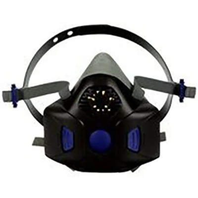 3M HF-800SD Series Half Mask Respirator Mask with Replacement Filter Included Size S HF-801SD