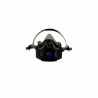 3M HF-800SD Series Half Mask Respirator Mask Grey Silicone Medium HF-802SD