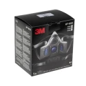 3M HF-800SD Series Half Mask Respirator Mask Grey Silicone Medium HF-802SD