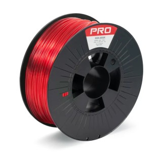 RS PRO 1.75 mm Translucent Red PET-G Fused Deposition Modelling 3D Printer Filament 1 kg 190-1954