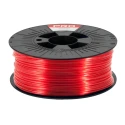 RS PRO 1.75 mm Translucent Red PET-G Fused Deposition Modelling 3D Printer Filament 1 kg 190-1954