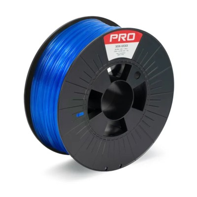 RS PRO 1.75 mm Translucent Blue PET-G 3D Printer Filament 1 kg 190-1957