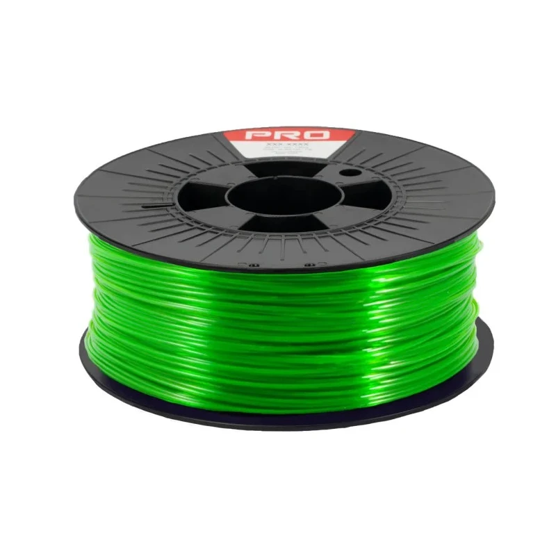 RS PRO 1.75 mm Translucent Green PET-G 3D Printer Filament, 1 kg 190-1956