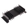 Fischer Elektronik Heatsink PCB, 3°C/W Thermal Resistance, Clamp Fastening, Black Anodised Polypropylene, 26 mm SK01-50-SA
