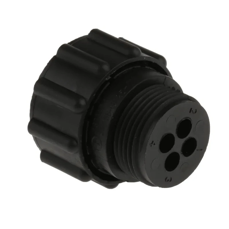 TE Connectivity Circular Connector, 4 Contacts, Cable Mount, Standard Size, Plug Female, CPC Series , 600V, 13A 182647-1