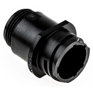 TE Connectivity Circular Connector, 9 Contacts, Cable Mount, Standard Size, Socket, Male, 13A, 250V, CPC Series 206705-2