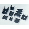 Fischer Elektronik Heatsink for Transistors Black Anodised Aluminium 21°C/W Thermal Resistance 13 mm Height 18 mm FK213SA32