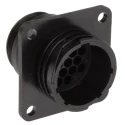 TE Connectivity Circular Connector, 16 Contacts, Panel Mount, Standard Size, Plug, Female, 13A, 600V, Nylon 206036-1
