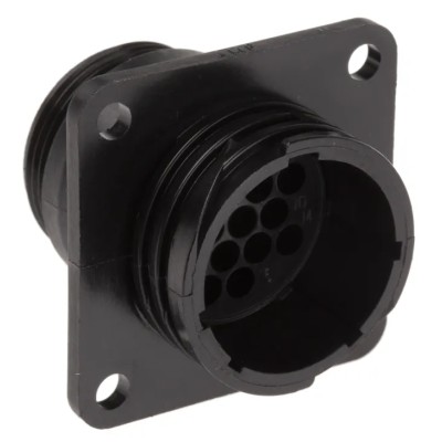 TE Connectivity Circular Connector, 16 Contacts, Panel Mount, Standard Size, Plug, Female, 13A, 600V, Nylon 206036-1