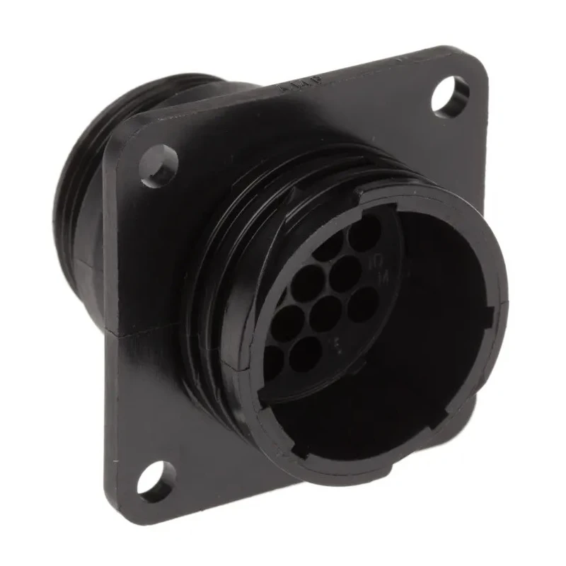 TE Connectivity Circular Connector, 16 Contacts, Panel Mount, Standard Size, Plug, Female, 13A, 600V, Nylon 206036-1
