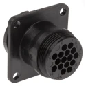 TE Connectivity Circular Connector, 16 Contacts, Panel Mount, Standard Size, Plug, Female, 13A, 600V, Nylon 206036-1