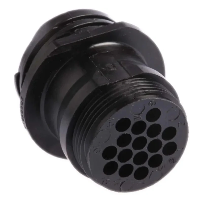 TE Connectivity Circular Connector Cable Standard Size 16 Contacts 13A 600V Plug Female Threaded Mating CPC Series 206036-3