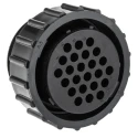 TE Connectivity Circular Connector 24 Contacts Cable Standard Connector Plug Female CPC Series 206837-1